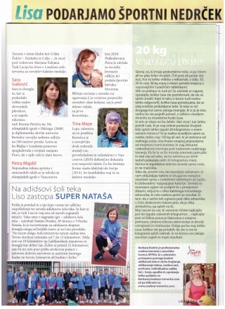 Lisa-20 kg v enem mesecu